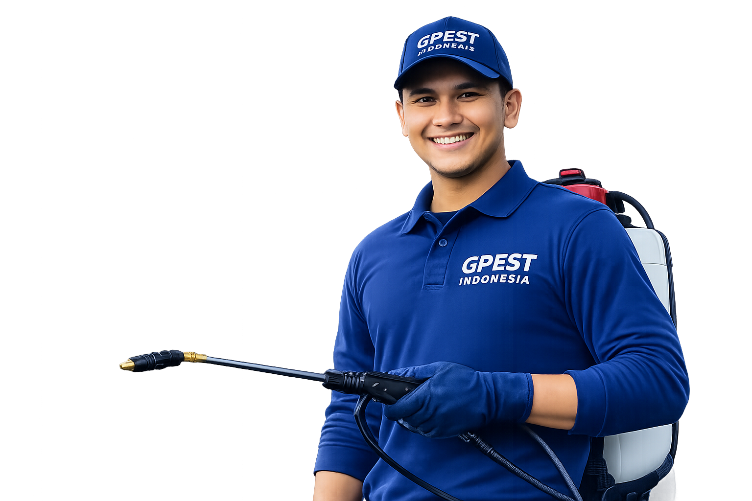 Teknisi GPEST Indonesia berseragam siap bertugas